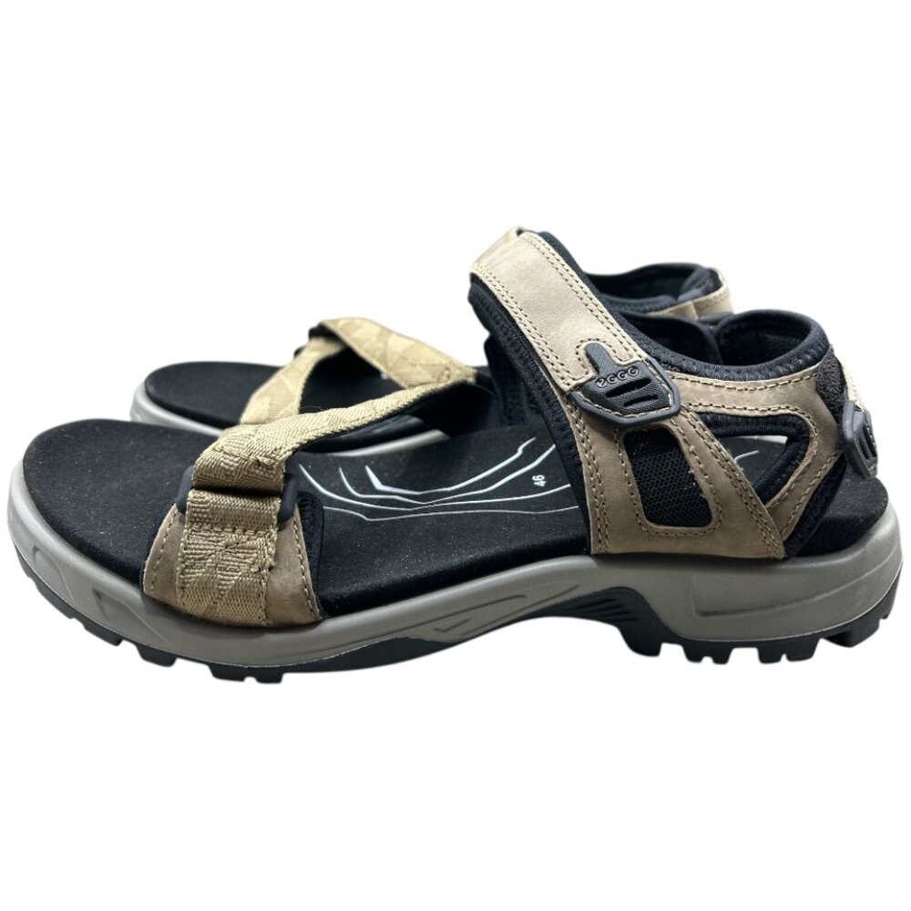 ECCO Offroad Men's Nubuck Outdoor Sandal - Nutmeg Brown - Size 12-12.5 (NEW)